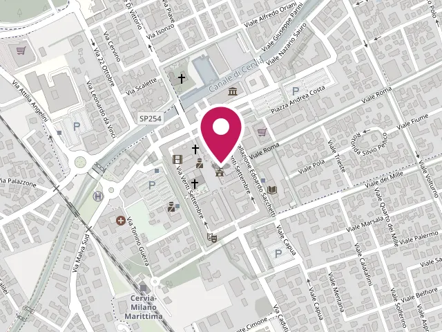 Mappa: Basta Pidocchi Cervia, Via val di Non, 22