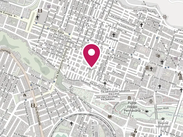 Mappa: Head Cleaners Ragusa, Via Teocrito, 10, Ragusa