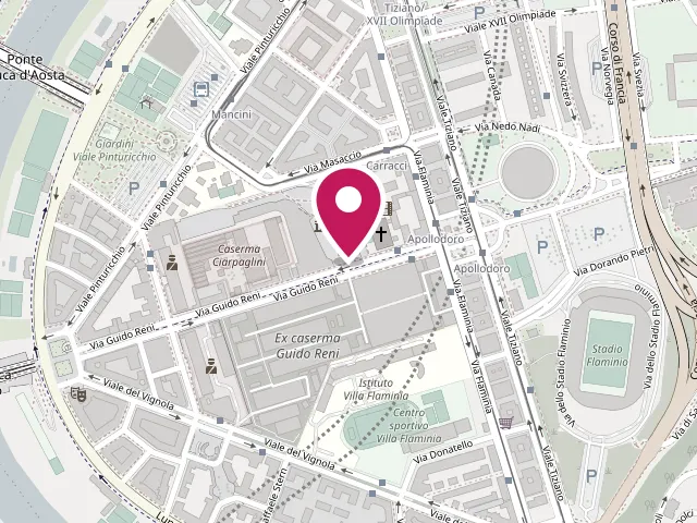 Mappa: Pid Killer Roma, Lungotevere Flaminio, 64/a, Roma