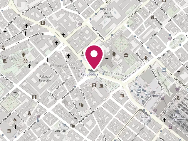 Mappa: Pidfree Roma, Servizio a domicilio, Roma